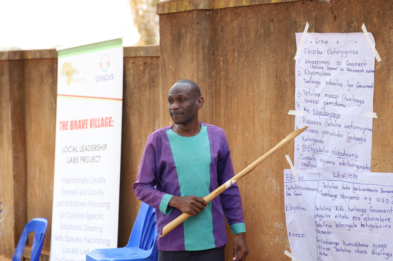 Community session concluding with shared commitments on water management